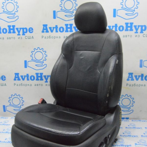 Водительское сидение Hyundai Sonata 11-15 без airbag, кожа черн, электро, подогре (02) потерто 881003Q110RYF