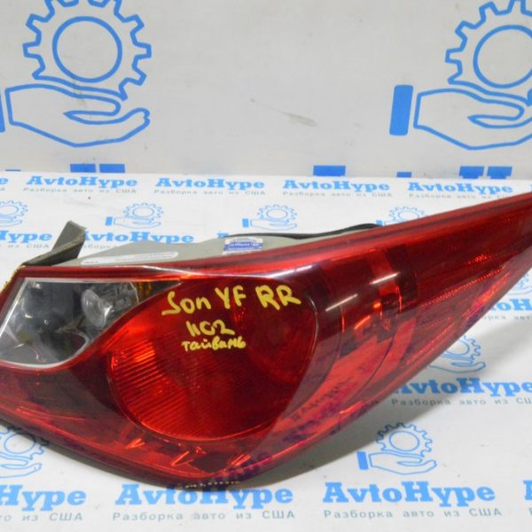 Фонарь внешний крыло правый Hyundai Sonata 11-15 бензин (02) неориг TYC, дефект 924023Q000