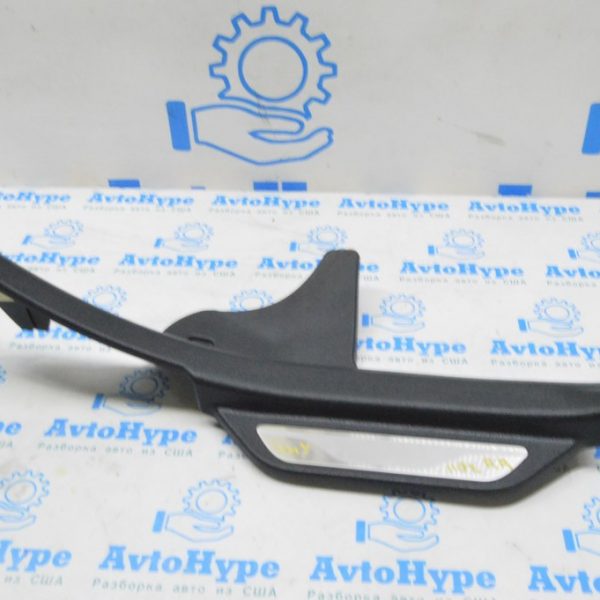 Накладка порога задняя правая Hyundai Sonata 11-15 черн, тип 2 с хром 858853Q100RY