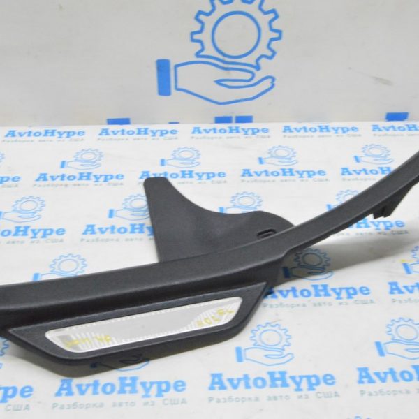 Накладка порога задняя левая Hyundai Sonata 11-15 черн, тип 2 с хром 858753Q100RY