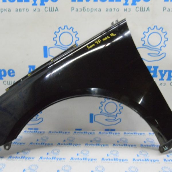 Крыло переднее левое Hyundai Sonata 11-15 (02) черное 663113S000