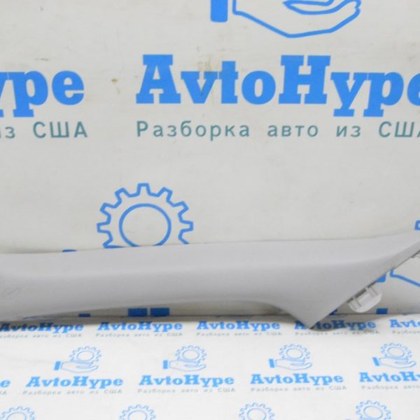 Накладка передней стойки левая Hyundai Sonata 11-15 серая (02) царапина 858103Q000TX