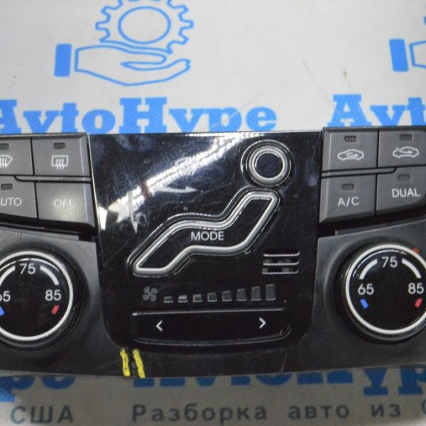 Управление климат-контролем Hyundai Sonata 11-14 auto, dual zone (02) трещина 972503Q201BLH