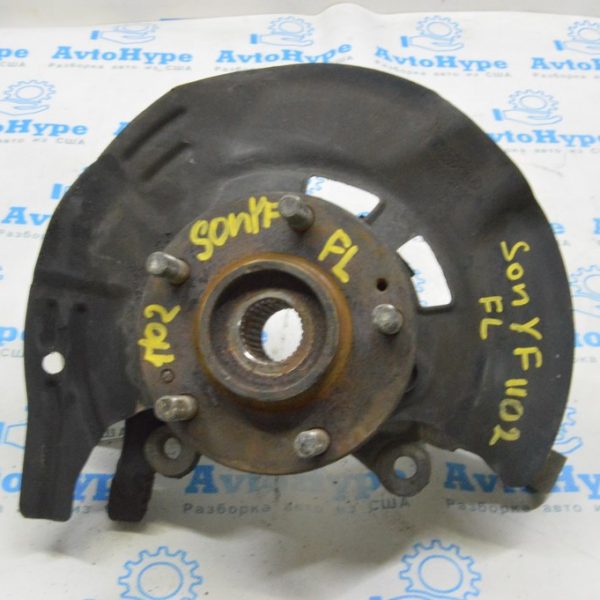 Цапфа со ступицей передняя левая Hyundai Sonata 11-15 с кожухом (02) 517152T110