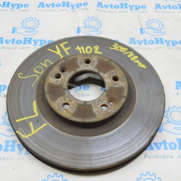 Диск тормозной передний левый Hyundai Sonata 11-15 300/28мм 51712-3Q000