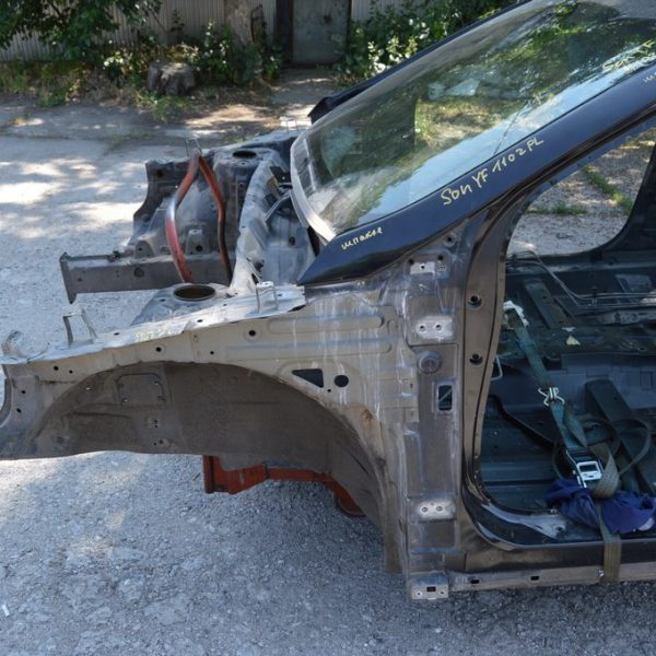 Четверть передняя левая Hyundai Sonata 11-15 (02) черная, шпакля 645014R000