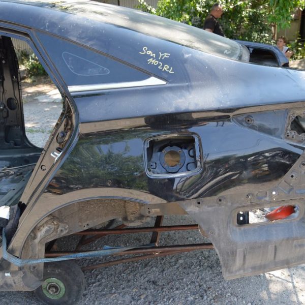 Четверть крыло задняя левая Hyundai Sonata 11-15 (02) черная 701004RA00