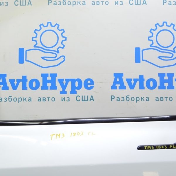 Молдинг дверь-стекло центральный передний левый Tesla Model 3 18-20 черный 108068100H