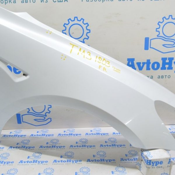 Крыло переднее правое Tesla Model 3 18- (03) белое,в цвет,2 тычки 1081400-E0-D