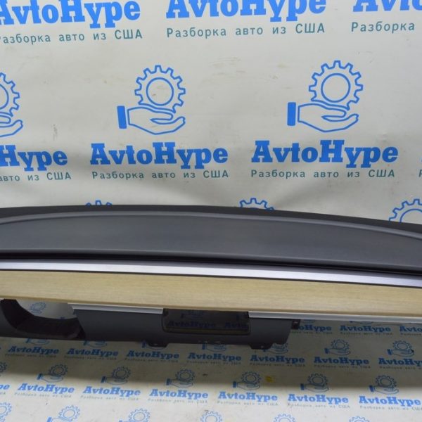 Торпедо передняя панель с AIRBAG Tesla Model 3 18- кожа черн, с накладкой под динамики (03) 1083401-05-J