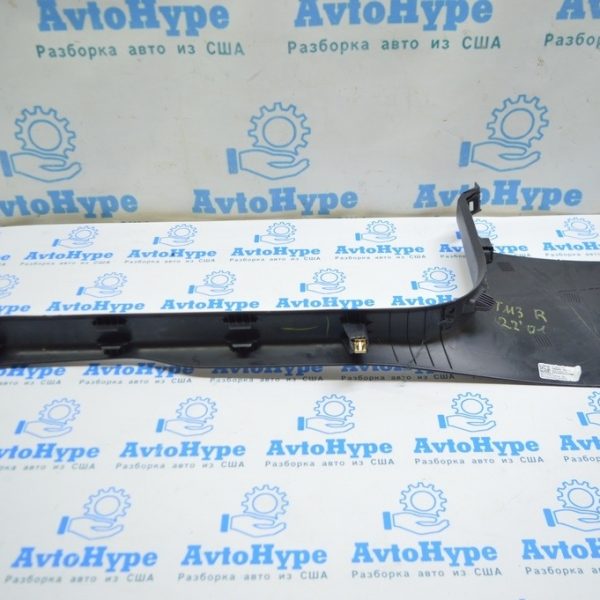 Накладка порога передняя прав внутренняя Tesla Model 3 18- черн 1086293-00-J