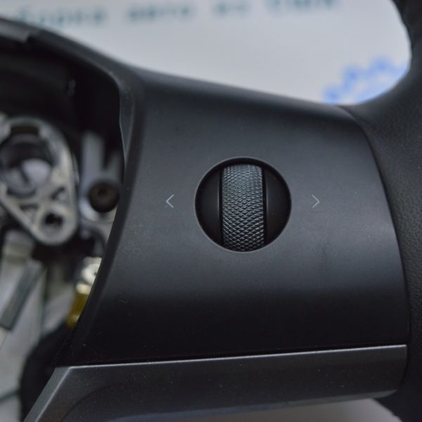 Джойстик управления на руле правый Tesla Model 3 21- черный мат, кнопка алюминь 1583976-00-A