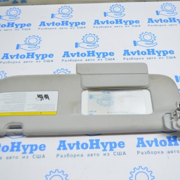 Козырек левый Tesla Model 3 18- серый, без крючка 1490405-01-B