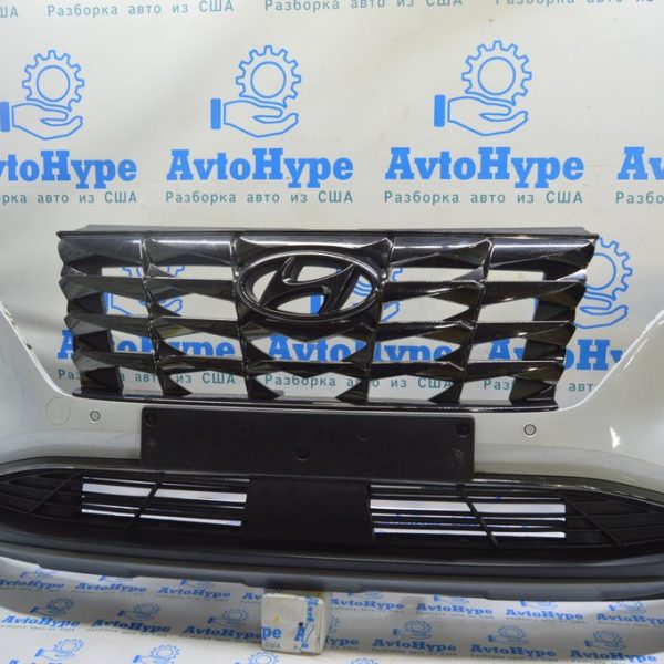 Решетка переднего бампера нижняя центр Hyundai Tucson 22- радар в центре 86531N7010