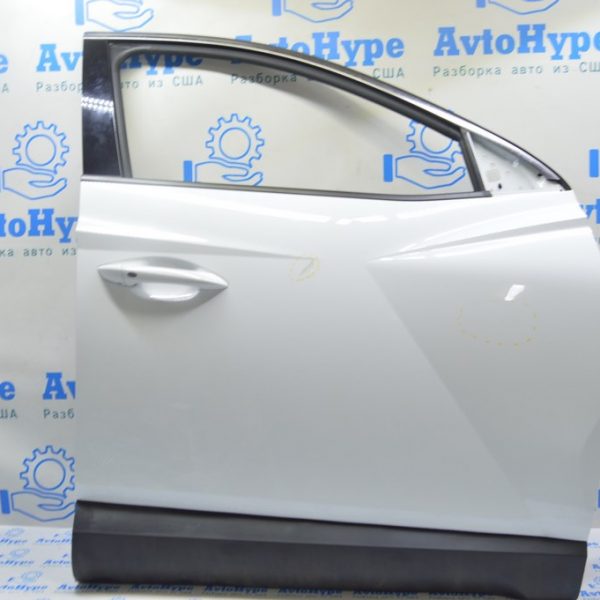 Дверь голая перед прав Hyundai Tucson 22- (01) белая, потёрта 76004N7005