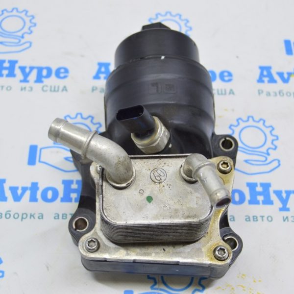 Корпус масляного фильтра Hyundai Tucson 22- 1.6T PHEV с охладителем и датчиком 263002MHA5