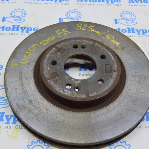 Диск тормозной перед прав Hyundai Tucson 22- 325/30мм 51712N7100