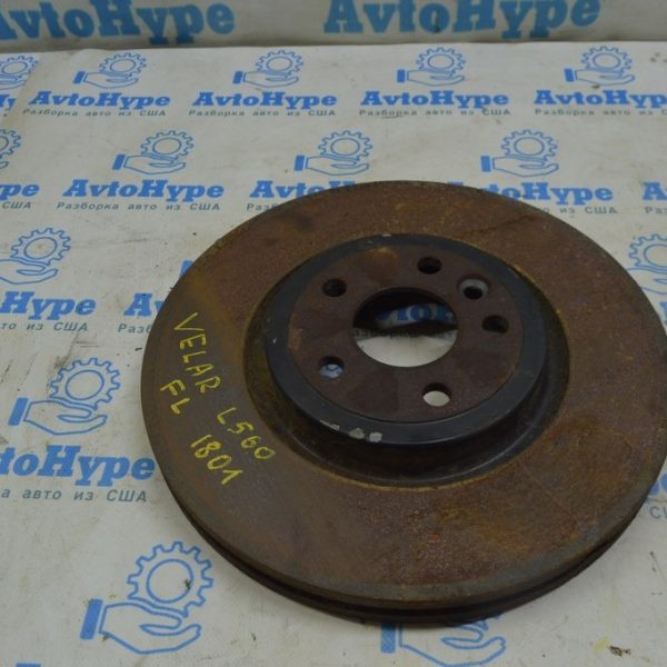 Диск тормозной передний правый Range Rover Velar L560 17- (01) под R17 ржавый LR090684