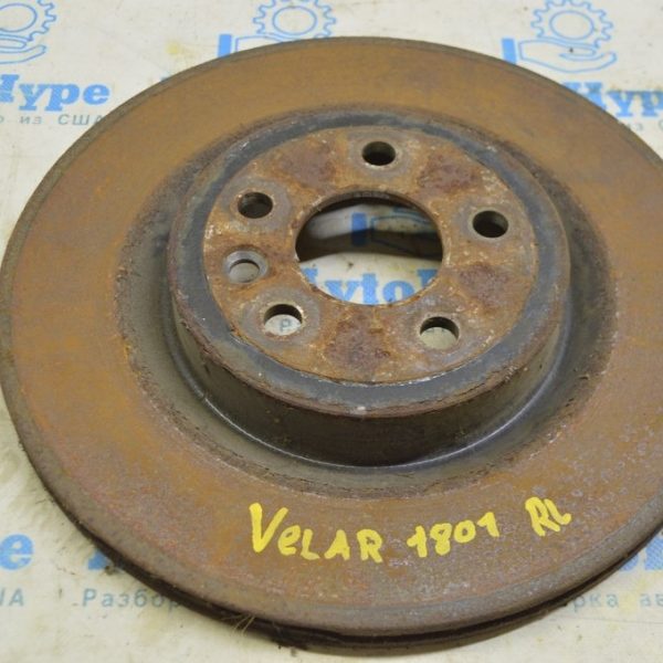Диск тормозной задний левый Range Rover Velar L560 17- HK832A315AC (01) ржавый LR090699