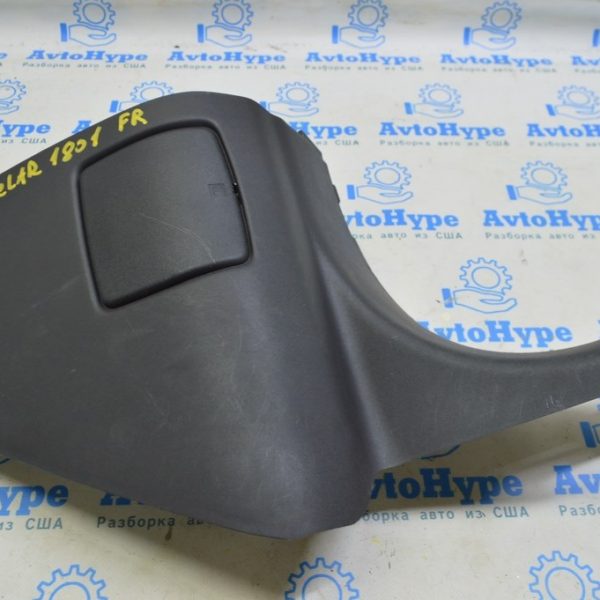 Накладка передней стойки нижняя правая Range Rover Velar L560 17- черная, царапины (01) LR092088