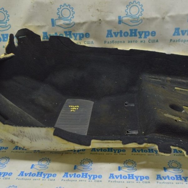 Покрытие пола перед лев Range Rover Velar L560 17- черн LR090913