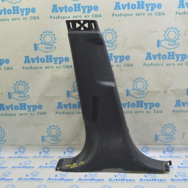 Накладка центральной стойки нижняя левая Range Rover Velar L560 17- J8A231057A черн LR092189