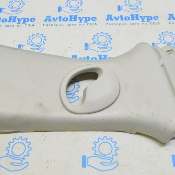 Накладка центральной стойки верх (ремень) прав Range Rover Velar L560 17- серая,под чистк (01) LR106622