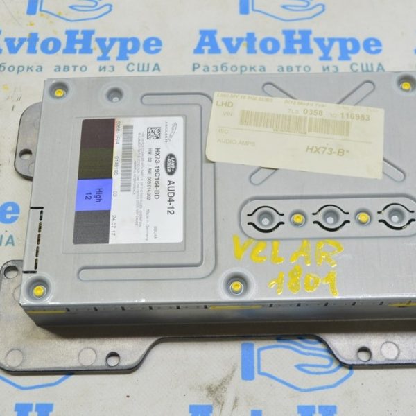 Radio Stereo Audio Amplifier Control Module Range Rover Velar L560 17- (01) HX73-19C164-BD