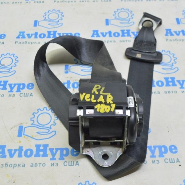 Ремень безопасности зад лев Range Rover Velar L560 17- черн LR092535