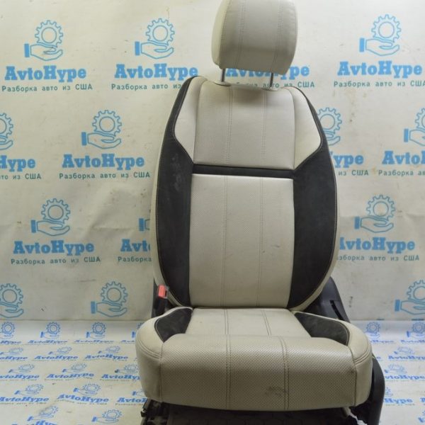Водительское сидение Range Rover Velar L560 17- электр,кожа сер+черн (01) LR090965