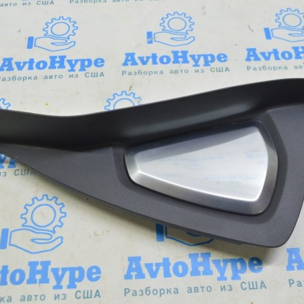 Накладка передней панели боковая левая Range Rover Velar L560 17- черн с хром LR092028