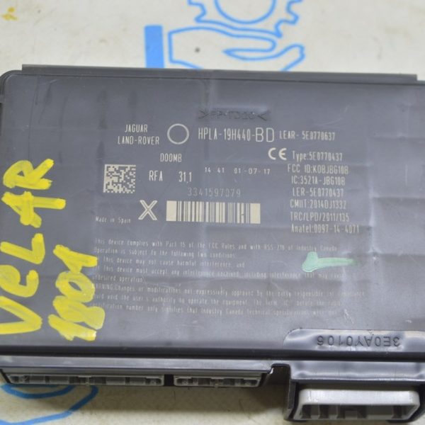Keyless Control Unit Range Rover Velar L560 17- (01) HPLA-19H440-BD