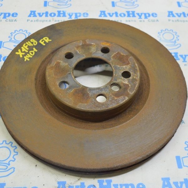 Диск тормозной передний правый BMW X1 F48 16-22 330мм (01) ржавый 34116865713