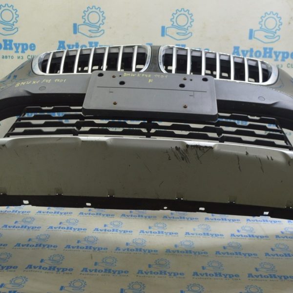 Нижняя решетка переднего бампера центр BMW X1 F48 16-19 Basis, X-line 51117354773