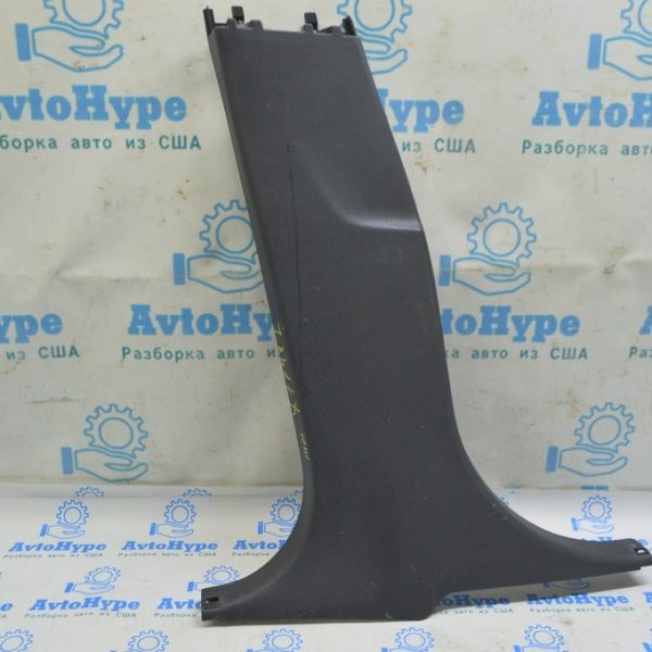 Накладка центральной стойки нижняя левая BMW X1 F48 16-22 черная 51437376893