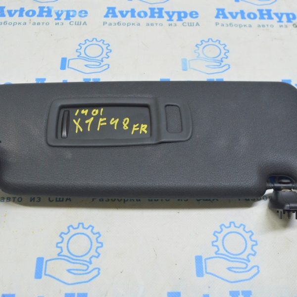 Козырек правый BMW X1 F48 16-22 черный, без крючка 51448065552