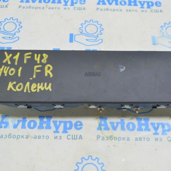 Подушка безопасности airbag коленная пассажирская правая BMW X1 F48 16-22 черн 72129296980