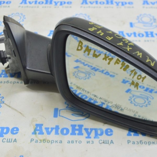 Зеркало боковое правое BMW X1 F48 16-22 5 пин,оливк,поворотник,подогрев,под авто-склад (01) 51167459788