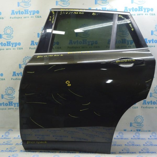 Дверь голая задняя левая BMW X1 F48 16-22 оливковый C07 (01) тычки 41007461351