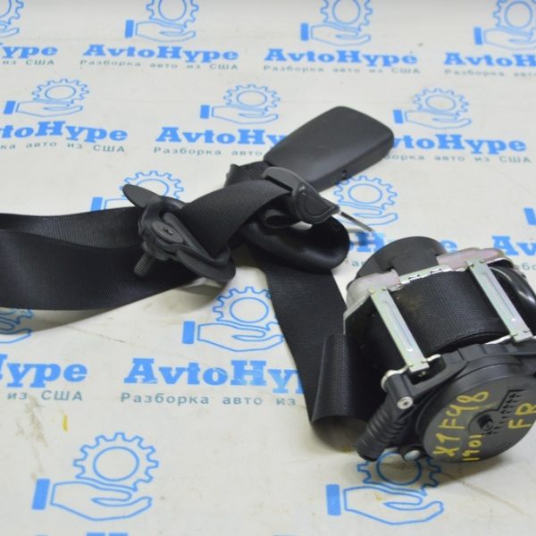 Пассажирский ремень безопасности BMW X1 F48 16-22 черный 72117428112