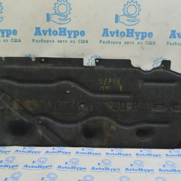 Защита днища правая BMW X1 F48 16-22 надрыв (01) 51757290804