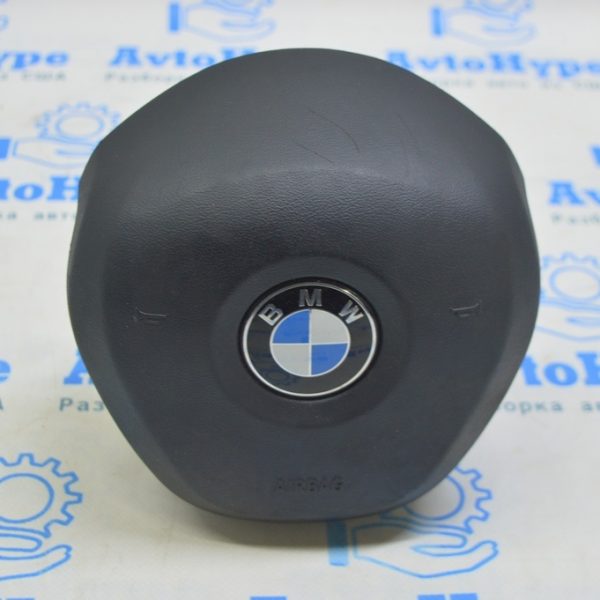 Подушка безопасности airbag в руль водительская BMW X1 F48 16-22 черная (01) 32306877541