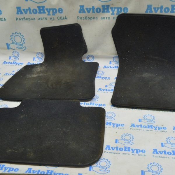 Коврик салона задний левый BMW X1 F48 16-22 тряпка черный (01) 51472365853