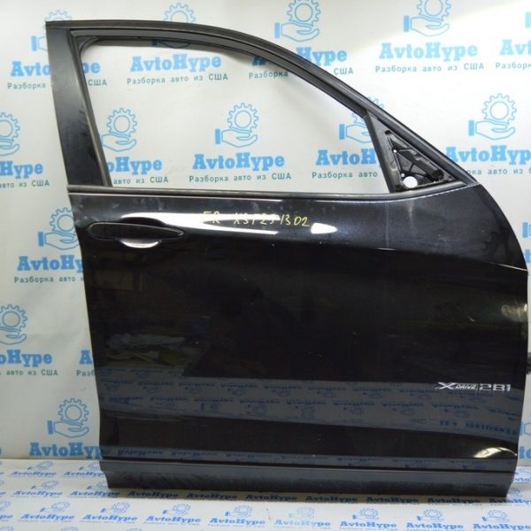 Дверь в сборе передняя правая BMW X3 F25 11-17 черный цвет (02) 41-51-7-355-804
