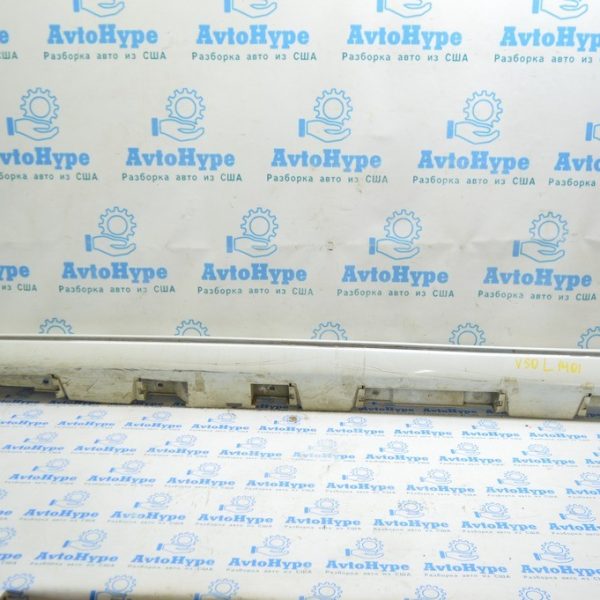 Порог правый Toyota Camry v50 12-14 usaевро LE XLE с хромом (01) белый 75851-06918