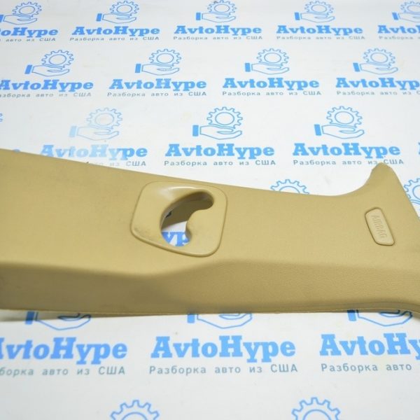 Накладка центральной стойки верхняя (ремень) правая BMW X3 F25 11-17 беж (02) 51-43-7-225-310
