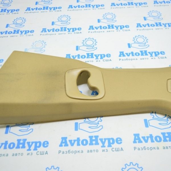 Накладка центральной стойки верхняя (ремень) левая BMW X3 F25 11-17 беж (02) 51-43-7-225-309