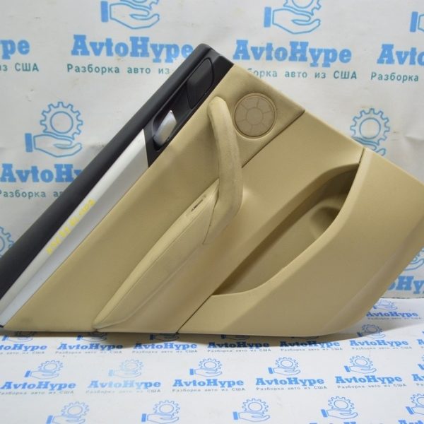 Обшивка двери (карточка) зад лев BMW X3 F25 11-17 (02) бежевая 51-42-7-279-921