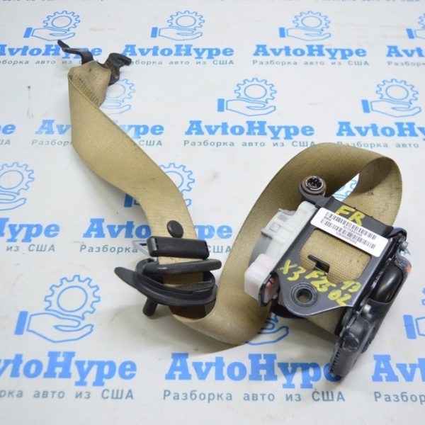 Пассажирский ремень безопасности BMW X3 F25 11-17 (02) бежевый 72-11-7-367-254