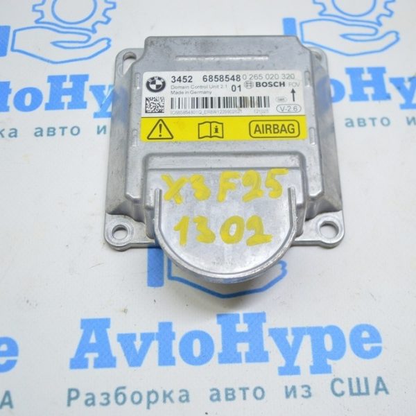 Модуль srs airbag компьютер подушек безопасности BMW X3 F25 11-17 (02) ок 34-52-6-858-548
